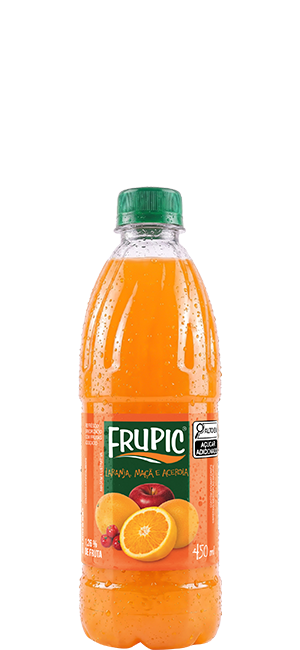 Frupic Laranja, Maçã & Acerola 450ml